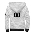 Custom Football New Zealand Sherpa Hoodie Aotearoa United White Version - Aussie Hoodie