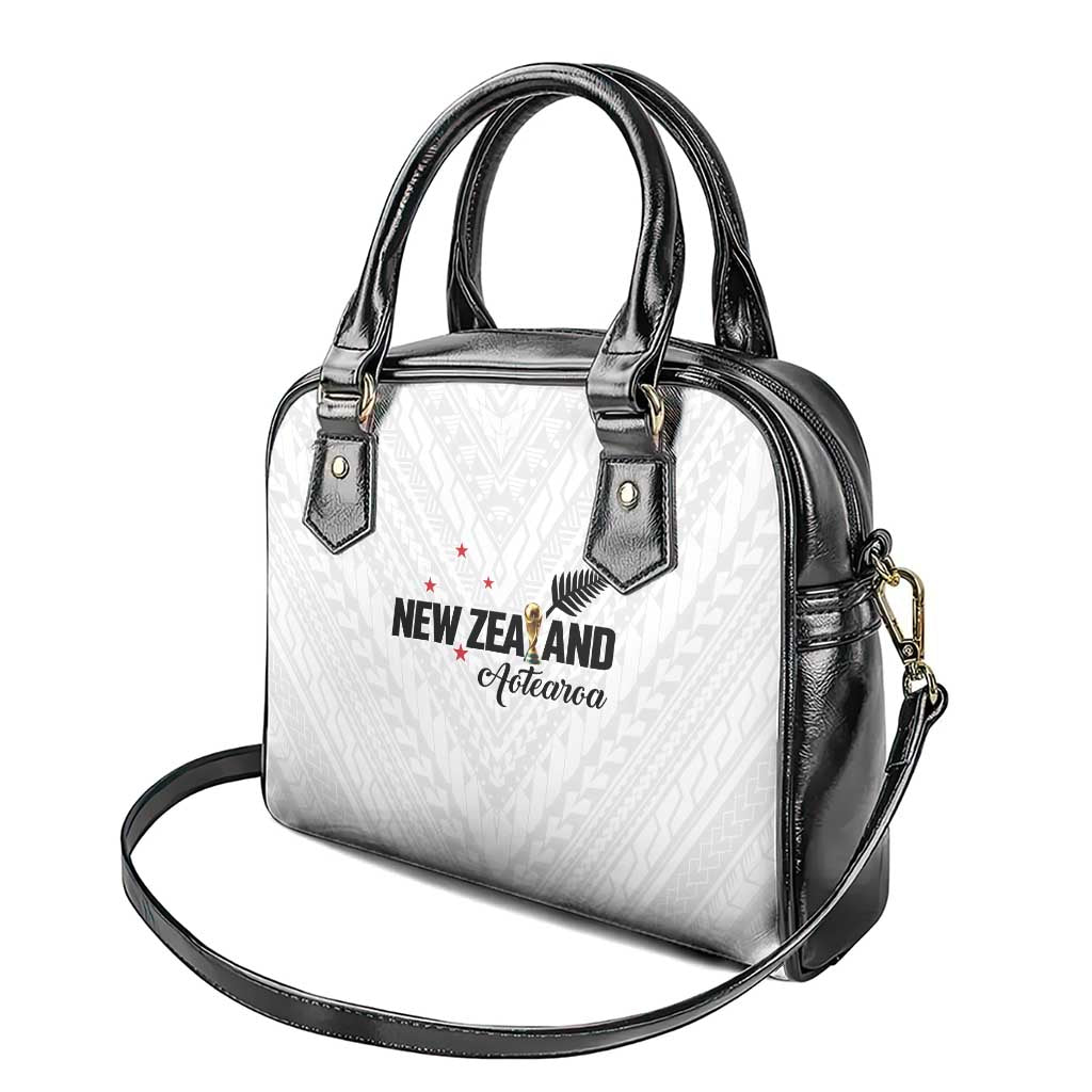 Football New Zealand Shoulder Handbag Aotearoa United White Version - Aussie Hoodie