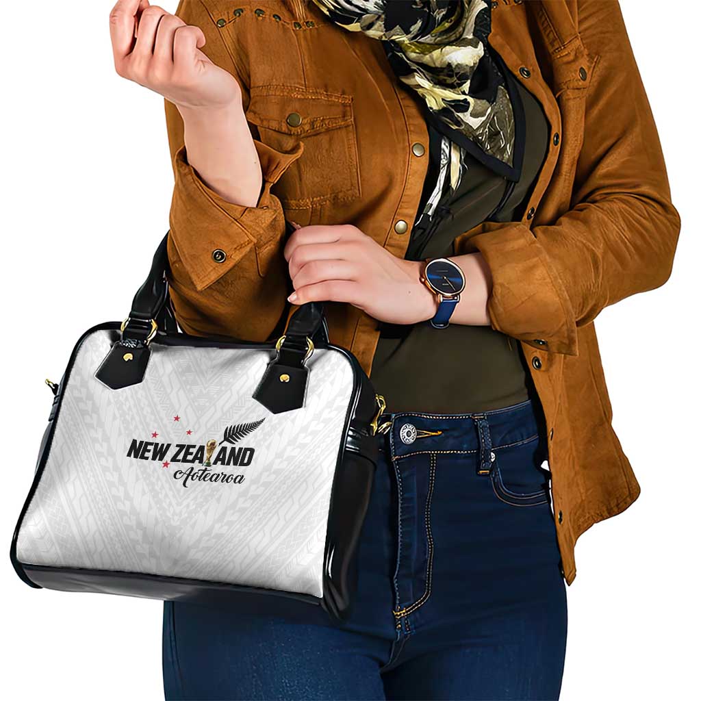 Football New Zealand Shoulder Handbag Aotearoa United White Version - Aussie Hoodie