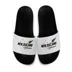 Football New Zealand Slide Sandals Aotearoa United White Version - Aussie Hoodie