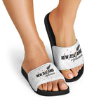 Football New Zealand Slide Sandals Aotearoa United White Version - Aussie Hoodie
