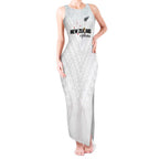 Custom Football New Zealand Tank Maxi Dress Aotearoa United White Version - Aussie Hoodie