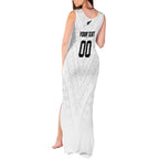 Custom Football New Zealand Tank Maxi Dress Aotearoa United White Version - Aussie Hoodie