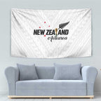 Football New Zealand Tapestry Aotearoa United White Version - Aussie Hoodie