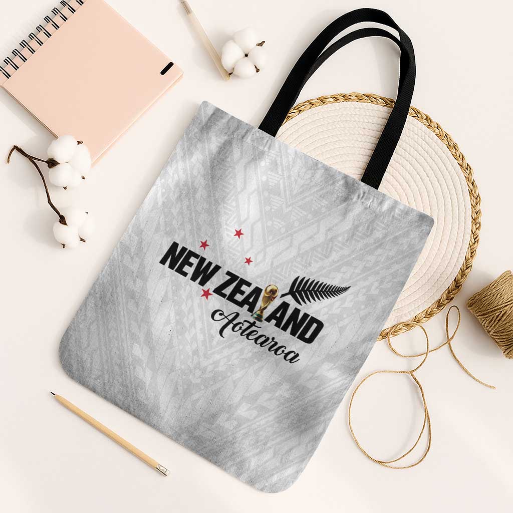 Football New Zealand Tote Bag Aotearoa United White Version - Aussie Hoodie