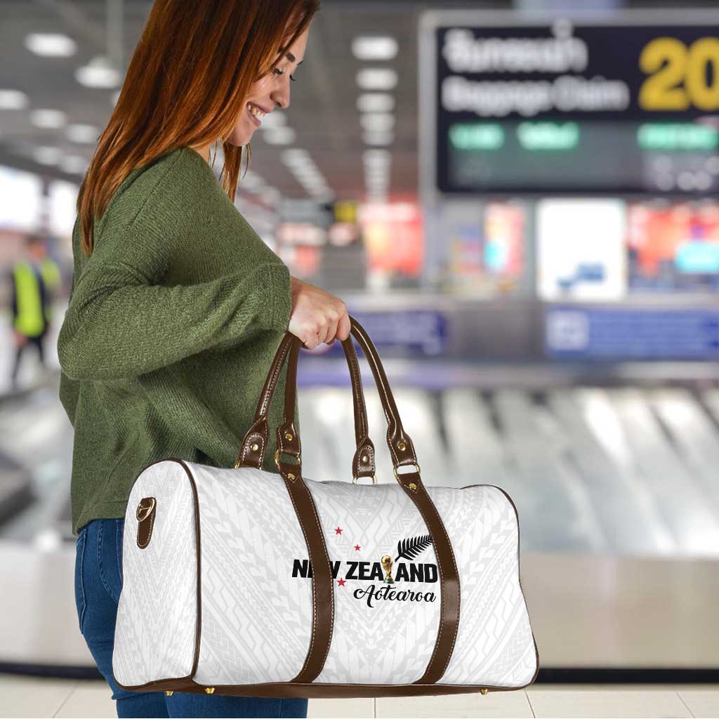 Football New Zealand Travel Bag Aotearoa United White Version - Aussie Hoodie
