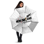 Football New Zealand Umbrella Aotearoa United White Version - Aussie Hoodie