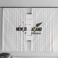 Football New Zealand Window Curtain Aotearoa United White Version - Aussie Hoodie