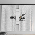 Football New Zealand Window Curtain Aotearoa United White Version - Aussie Hoodie