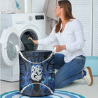 Maori Matariki Manaia Laundry Basket Maori Kowhaiwhai Pattern Galaxy