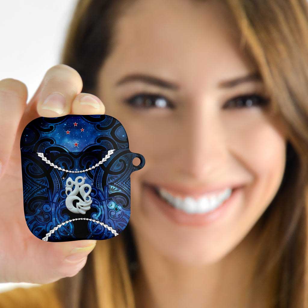Maori Matariki Manaia AirPods Case Maori Kowhaiwhai Pattern Galaxy
