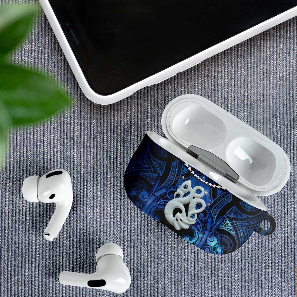 Maori Matariki Manaia AirPods Case Maori Kowhaiwhai Pattern Galaxy