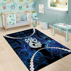 Maori Matariki Manaia Area Rug Maori Kowhaiwhai Pattern Galaxy