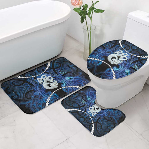 Maori Matariki Manaia Bathroom Set Maori Kowhaiwhai Pattern Galaxy