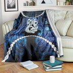 Maori Matariki Manaia Blanket Maori Kowhaiwhai Pattern Galaxy