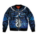 Personalized Maori Matariki Manaia Bomber Jacket Maori Kowhaiwhai Pattern Galaxy