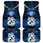 Personalized Maori Matariki Manaia Car Mats Maori Kowhaiwhai Pattern Galaxy