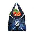 Maori Matariki Manaia Grocery Bag Maori Kowhaiwhai Pattern Galaxy