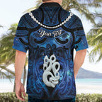 Personalized Maori Matariki Manaia Hawaiian Shirt Maori Kowhaiwhai Pattern Galaxy