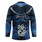 Personalized Maori Matariki Manaia Hockey Jersey Maori Kowhaiwhai Pattern Galaxy