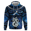 Personalized Maori Matariki Manaia Hoodie Maori Kowhaiwhai Pattern Galaxy