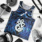 Personalized Maori Matariki Manaia Men Tank Top Maori Kowhaiwhai Pattern Galaxy