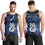 Personalized Maori Matariki Manaia Men Tank Top Maori Kowhaiwhai Pattern Galaxy