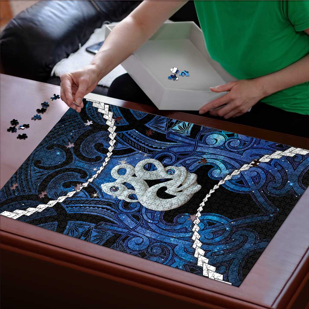 Maori Matariki Manaia Puzzle Maori Kowhaiwhai Pattern Galaxy