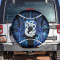 Maori Matariki Manaia Spare Tire Cover Maori Kowhaiwhai Pattern Galaxy