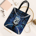 Maori Matariki Manaia Tote Bag Maori Kowhaiwhai Pattern Galaxy