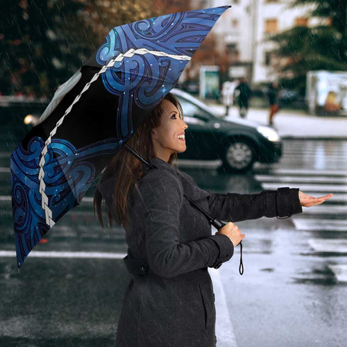 Maori Matariki Manaia Umbrella Maori Kowhaiwhai Pattern Galaxy