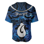 Personalized Maori Matariki Hei Matau Baseball Jersey Maori Kowhaiwhai Pattern Galaxy