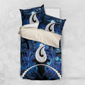 Maori Matariki Hei Matau Bedding Set Maori Kowhaiwhai Pattern Galaxy