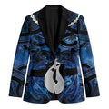 Personalized Maori Matariki Hei Matau Blazer Maori Kowhaiwhai Pattern Galaxy