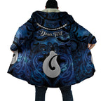 Personalized Maori Matariki Hei Matau Cloak Maori Kowhaiwhai Pattern Galaxy