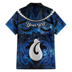 Personalized Maori Matariki Hei Matau Family Matching Off Shoulder Maxi Dress and Hawaiian Shirt Maori Kowhaiwhai Pattern Galaxy