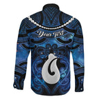 Personalized Maori Matariki Hei Matau Family Matching Summer Maxi Dress and Hawaiian Shirt Maori Kowhaiwhai Pattern Galaxy