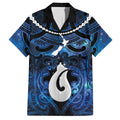 Personalized Maori Matariki Hei Matau Hawaiian Shirt Maori Kowhaiwhai Pattern Galaxy
