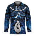 Personalized Maori Matariki Hei Matau Hockey Jersey Maori Kowhaiwhai Pattern Galaxy