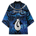 Personalized Maori Matariki Hei Matau Kimono Maori Kowhaiwhai Pattern Galaxy