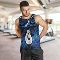 Personalized Maori Matariki Hei Matau Men Tank Top Maori Kowhaiwhai Pattern Galaxy