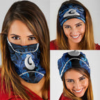 Maori Matariki Hei Matau Neck Gaiter Maori Kowhaiwhai Pattern Galaxy