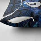 Maori Matariki Hei Matau Pillow Cover Maori Kowhaiwhai Pattern Galaxy