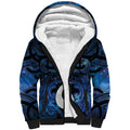 Personalized Maori Matariki Hei Matau Sherpa Hoodie Maori Kowhaiwhai Pattern Galaxy