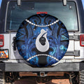 Maori Matariki Hei Matau Spare Tire Cover Maori Kowhaiwhai Pattern Galaxy