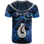 Personalized Maori Matariki Hei Matau T Shirt Maori Kowhaiwhai Pattern Galaxy
