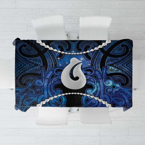Maori Matariki Hei Matau Tablecloth Maori Kowhaiwhai Pattern Galaxy