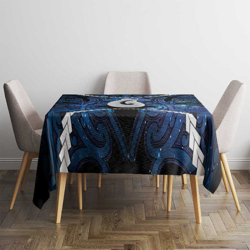 Maori Matariki Hei Matau Tablecloth Maori Kowhaiwhai Pattern Galaxy