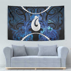Maori Matariki Hei Matau Tapestry Maori Kowhaiwhai Pattern Galaxy