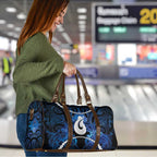 Maori Matariki Hei Matau Travel Bag Maori Kowhaiwhai Pattern Galaxy